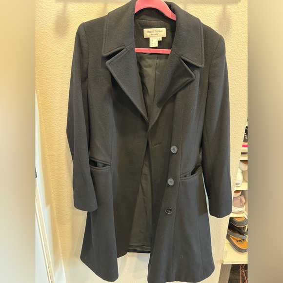 Helene Berman Wool Dress coat Small - Picture 11 of 13